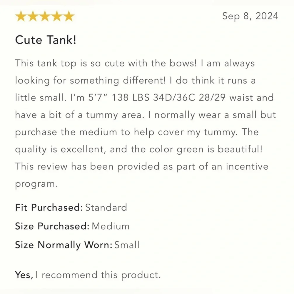 NWT Size XL - The Rafaela Bow-Tie Tank by Maeve - Picture 14 of 16